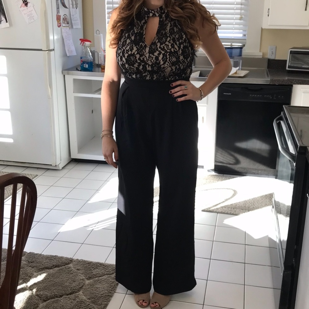 Black & Lace Romper
